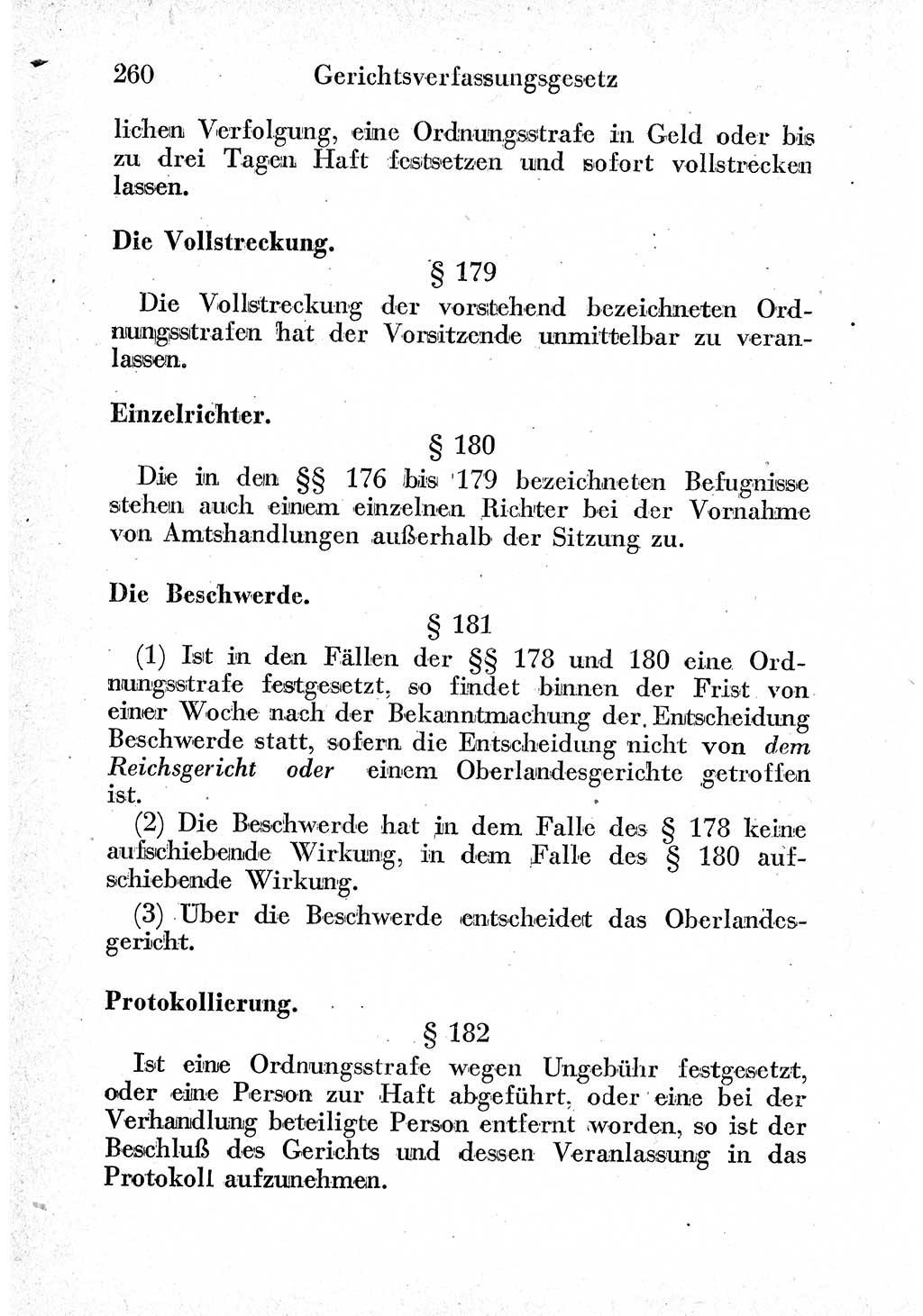 Strafprozeßordnung (StPO), Gerichtsverfassungsgesetz (GVG) und zahlreiche Nebengesetze der sowjetischen Besatzungszone (SBZ) in Deutschland 1949, Seite 260 (StPO GVG Ges. SBZ Dtl. 1949, S. 260)