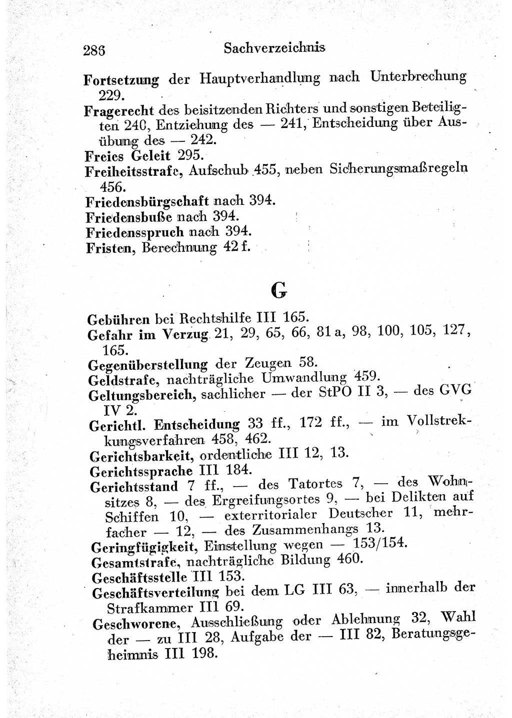 Strafprozeßordnung (StPO), Gerichtsverfassungsgesetz (GVG) und zahlreiche Nebengesetze der sowjetischen Besatzungszone (SBZ) in Deutschland 1949, Seite 286 (StPO GVG Ges. SBZ Dtl. 1949, S. 286)