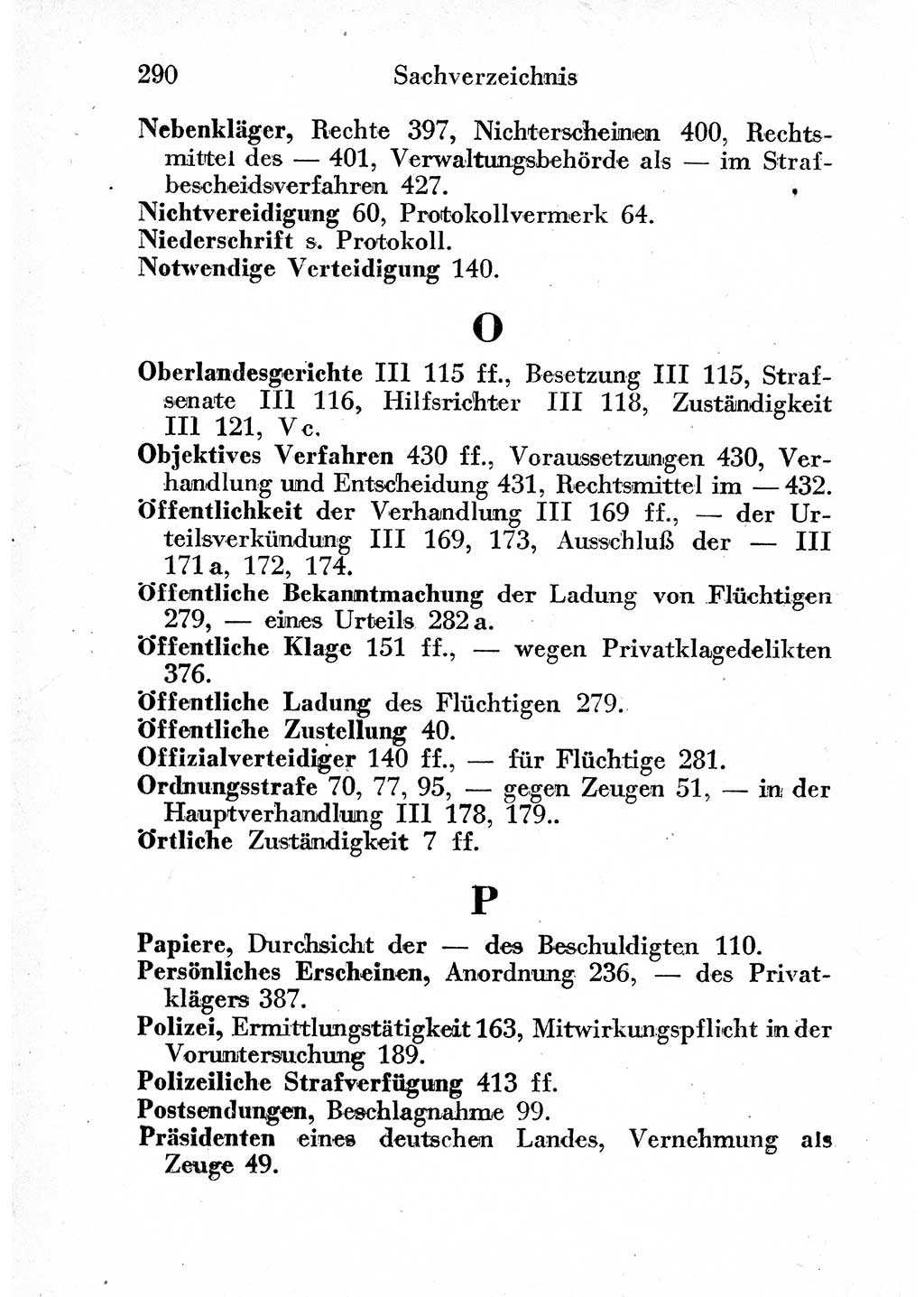 Strafprozeßordnung (StPO), Gerichtsverfassungsgesetz (GVG) und zahlreiche Nebengesetze der sowjetischen Besatzungszone (SBZ) in Deutschland 1949, Seite 290 (StPO GVG Ges. SBZ Dtl. 1949, S. 290)