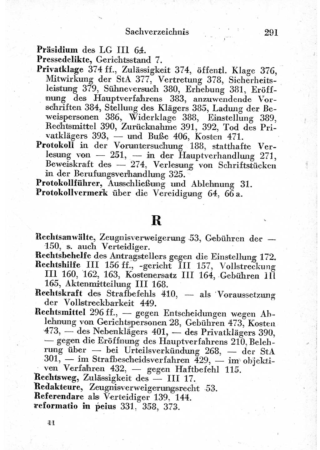 Strafprozeßordnung (StPO), Gerichtsverfassungsgesetz (GVG) und zahlreiche Nebengesetze der sowjetischen Besatzungszone (SBZ) in Deutschland 1949, Seite 291 (StPO GVG Ges. SBZ Dtl. 1949, S. 291)