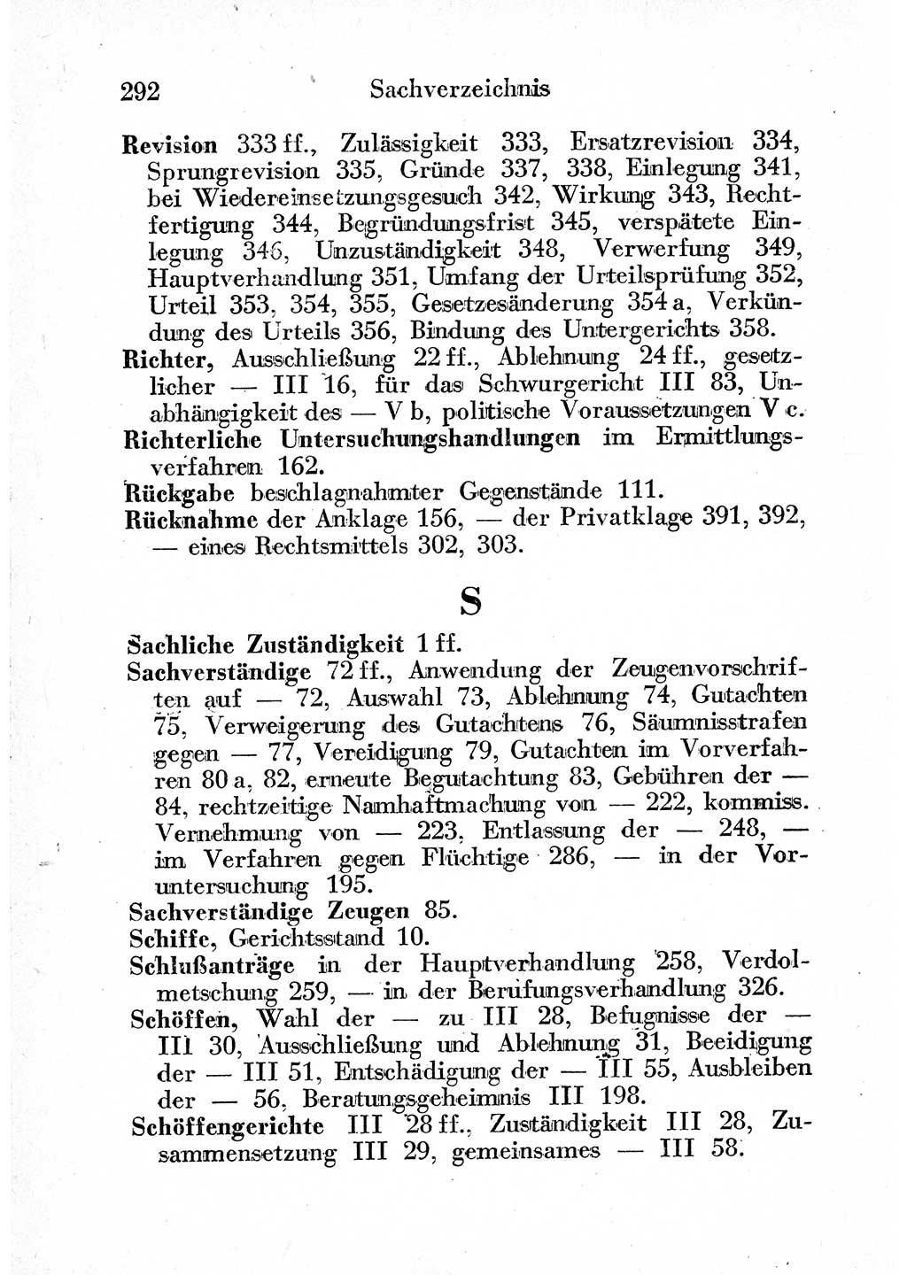 Strafprozeßordnung (StPO), Gerichtsverfassungsgesetz (GVG) und zahlreiche Nebengesetze der sowjetischen Besatzungszone (SBZ) in Deutschland 1949, Seite 292 (StPO GVG Ges. SBZ Dtl. 1949, S. 292)