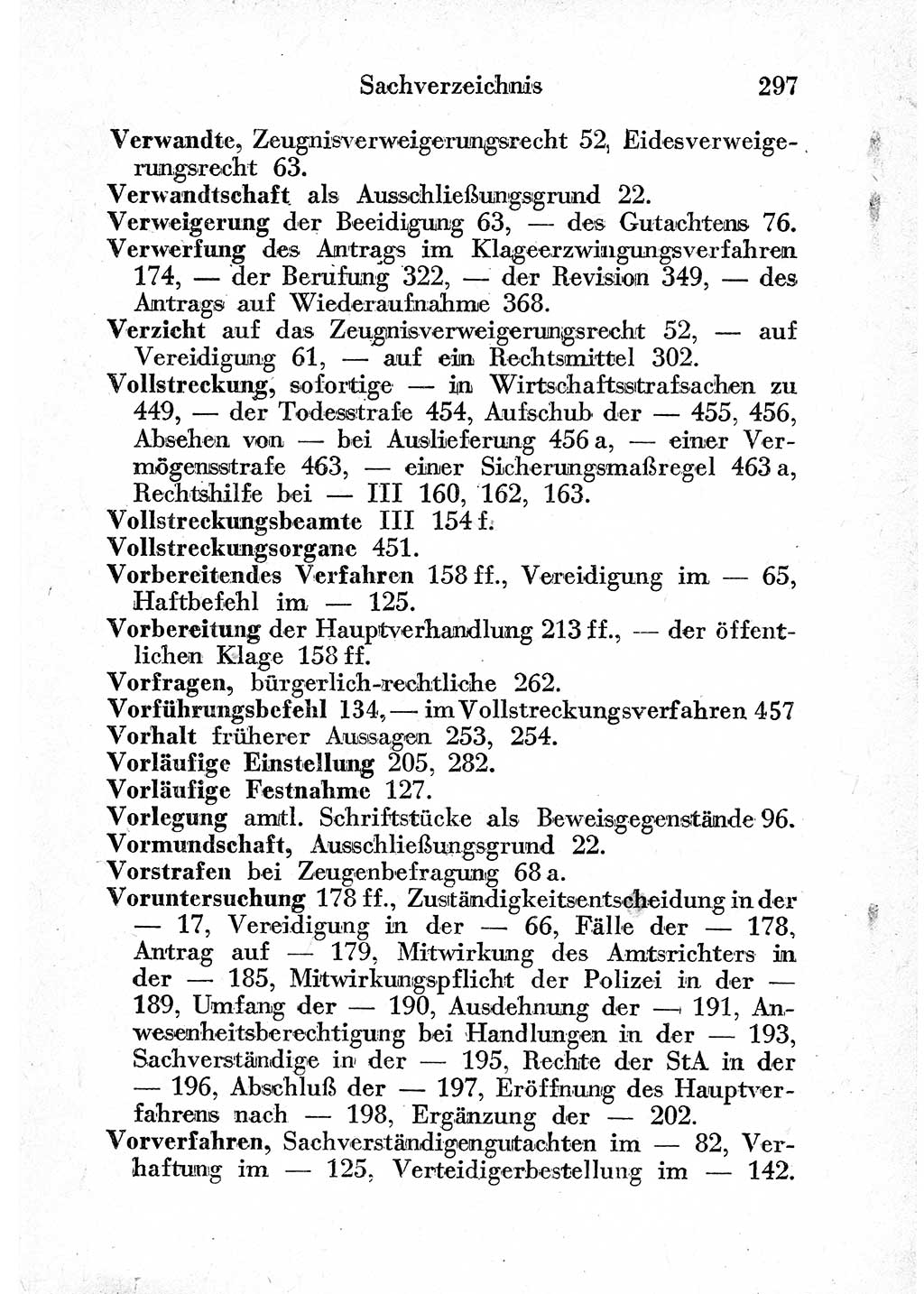 Strafprozeßordnung (StPO), Gerichtsverfassungsgesetz (GVG) und zahlreiche Nebengesetze der sowjetischen Besatzungszone (SBZ) in Deutschland 1949, Seite 297 (StPO GVG Ges. SBZ Dtl. 1949, S. 297)