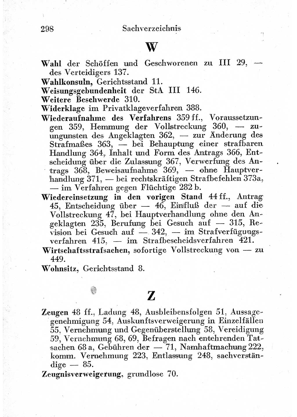 Strafprozeßordnung (StPO), Gerichtsverfassungsgesetz (GVG) und zahlreiche Nebengesetze der sowjetischen Besatzungszone (SBZ) in Deutschland 1949, Seite 298 (StPO GVG Ges. SBZ Dtl. 1949, S. 298)