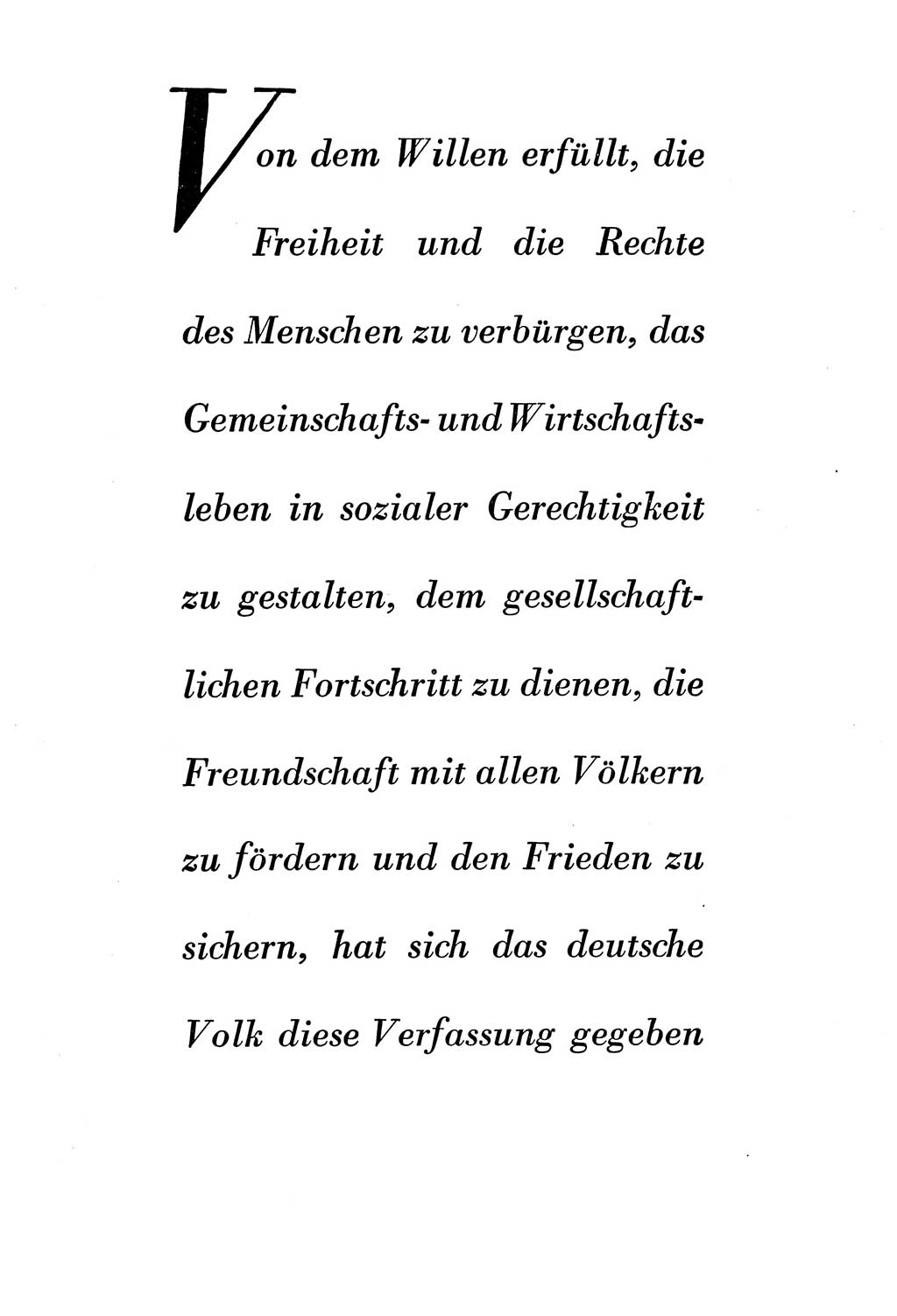 Verfassung der Deutschen Demokratischen Republik (DDR) vom 7. Oktober 1949, Seite 8 (Verf. DDR 1949, S. 8)