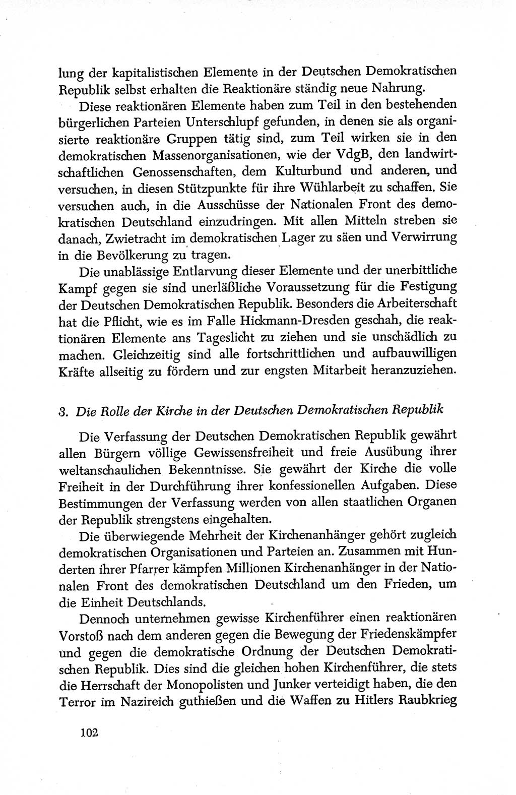 Dokumente der Sozialistischen Einheitspartei Deutschlands (SED) [Deutsche Demokratische Republik (DDR)] 1950-1952, Seite 102 (Dok. SED DDR 1950-1952, S. 102)