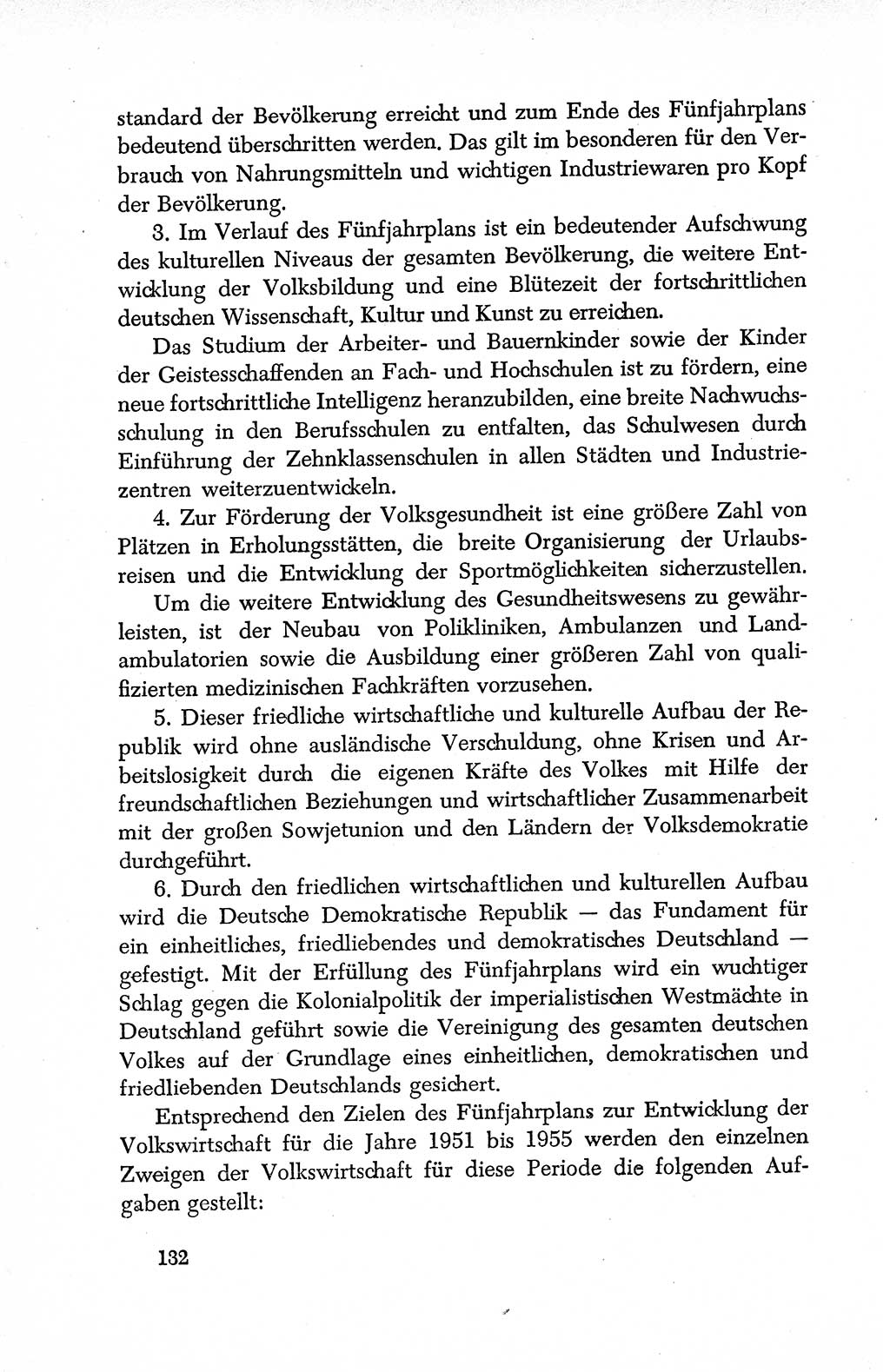 Dokumente der Sozialistischen Einheitspartei Deutschlands (SED) [Deutsche Demokratische Republik (DDR)] 1950-1952, Seite 132 (Dok. SED DDR 1950-1952, S. 132)