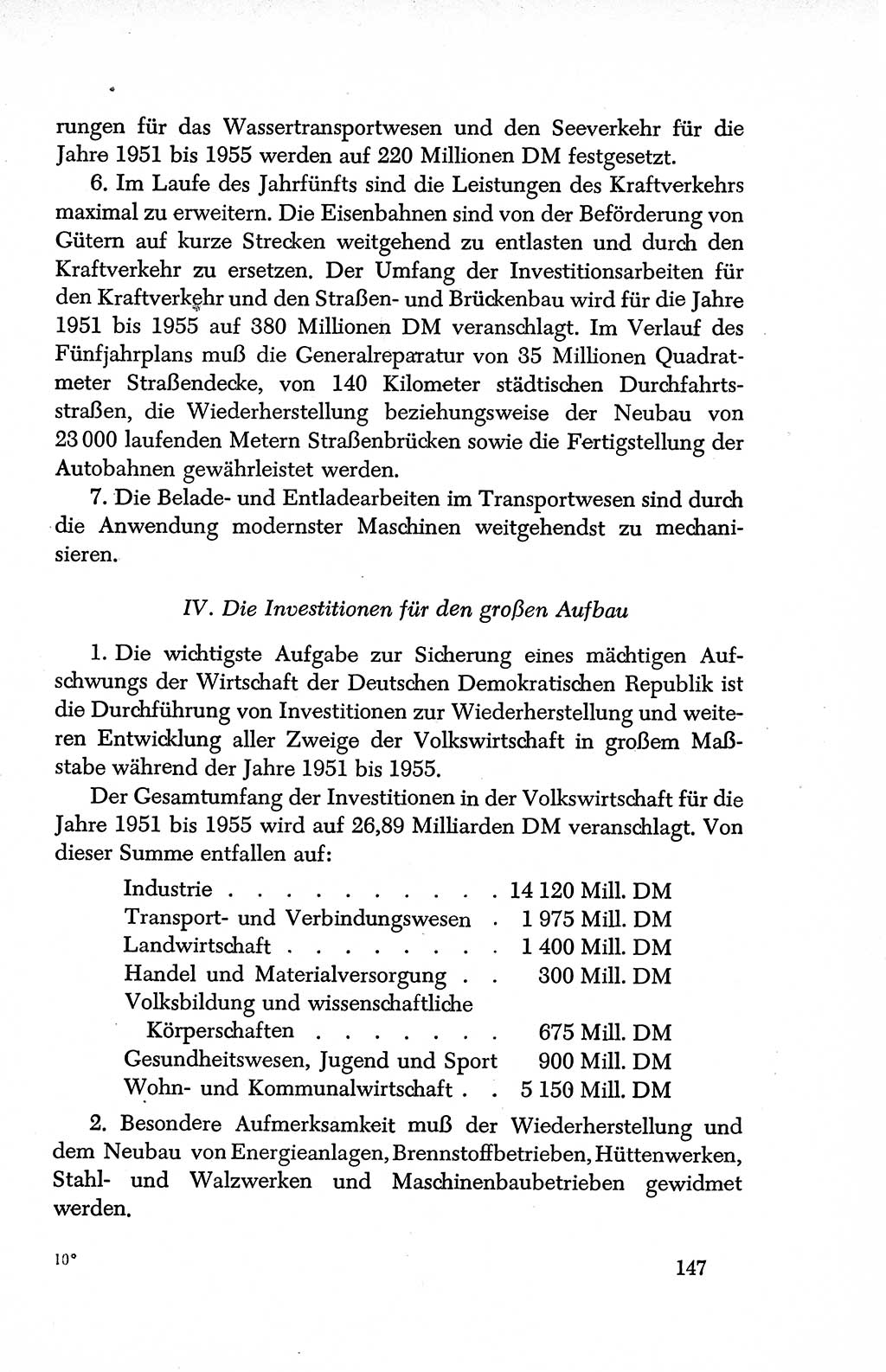 Dokumente der Sozialistischen Einheitspartei Deutschlands (SED) [Deutsche Demokratische Republik (DDR)] 1950-1952, Seite 147 (Dok. SED DDR 1950-1952, S. 147)