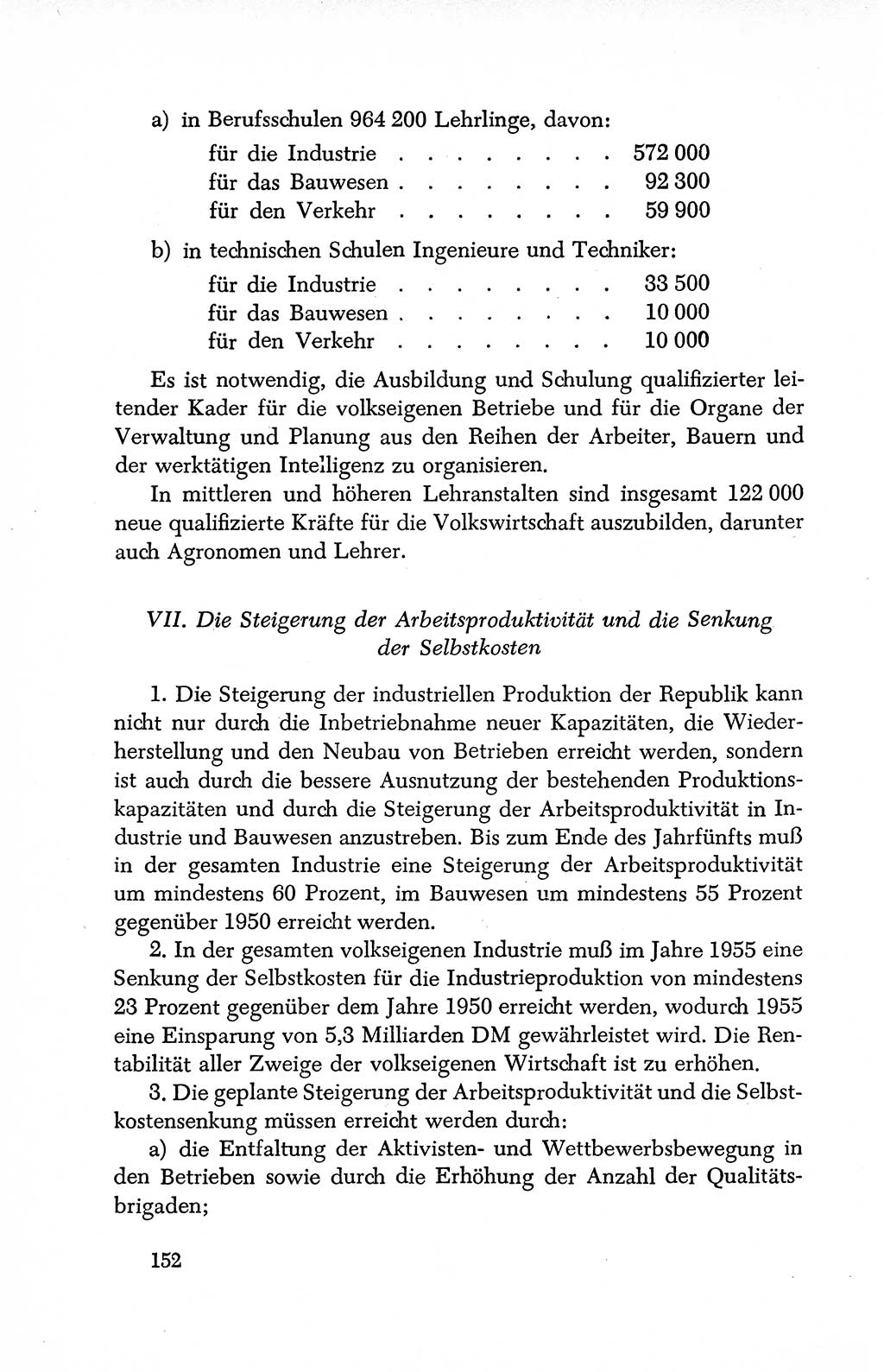 Dokumente der Sozialistischen Einheitspartei Deutschlands (SED) [Deutsche Demokratische Republik (DDR)] 1950-1952, Seite 152 (Dok. SED DDR 1950-1952, S. 152)