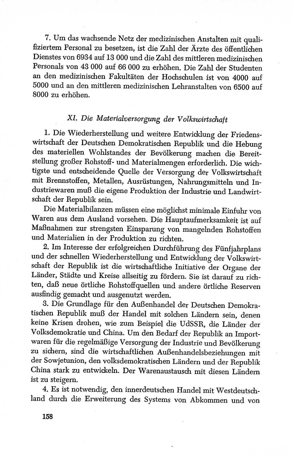 Dokumente der Sozialistischen Einheitspartei Deutschlands (SED) [Deutsche Demokratische Republik (DDR)] 1950-1952, Seite 158 (Dok. SED DDR 1950-1952, S. 158)