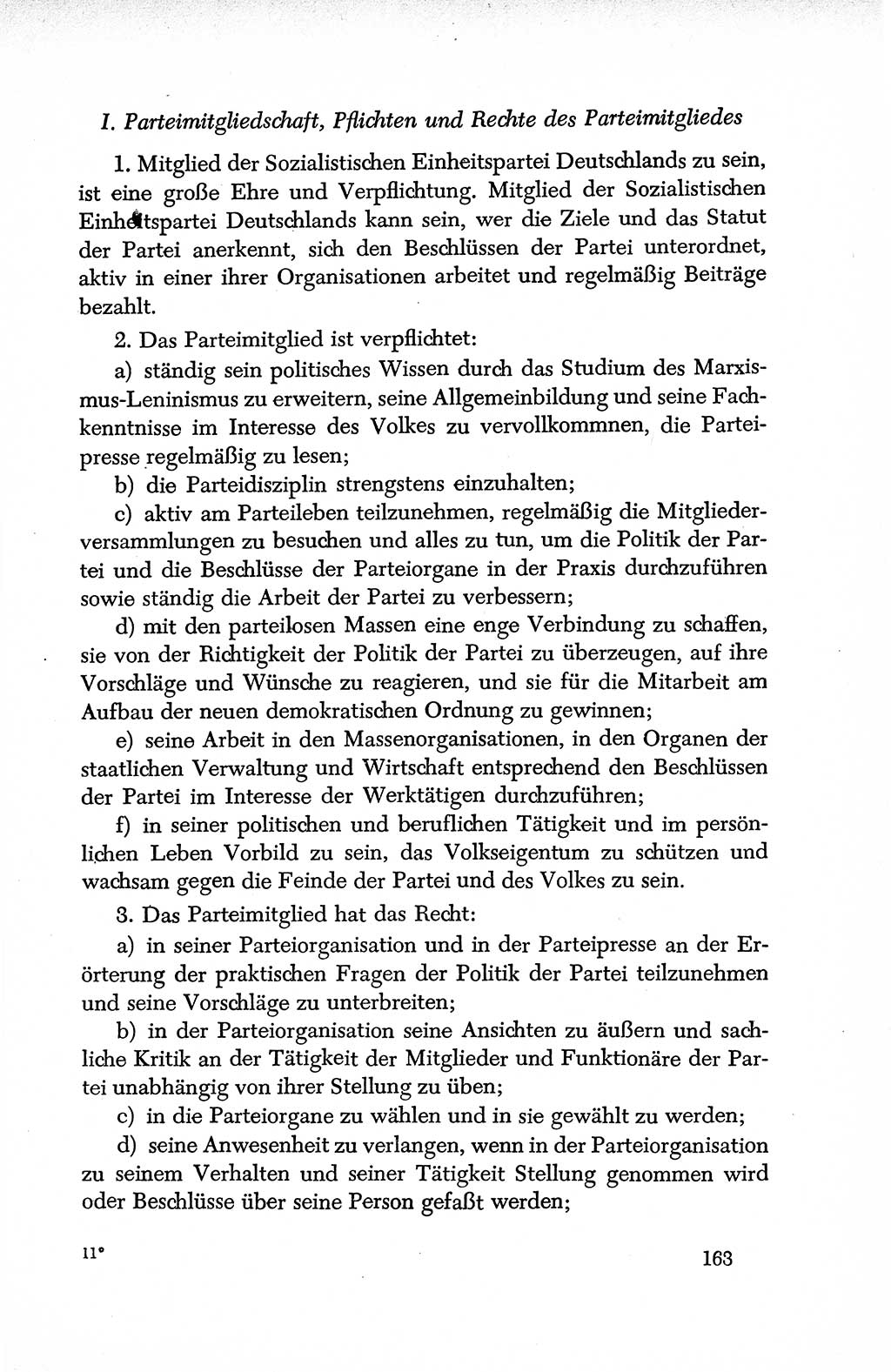 Dokumente der Sozialistischen Einheitspartei Deutschlands (SED) [Deutsche Demokratische Republik (DDR)] 1950-1952, Seite 163 (Dok. SED DDR 1950-1952, S. 163)