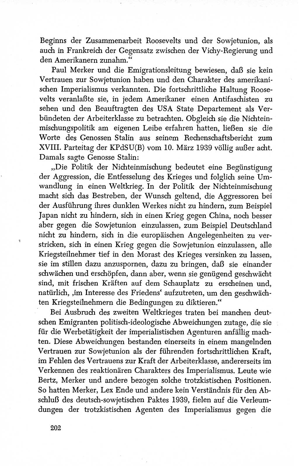 Dokumente der Sozialistischen Einheitspartei Deutschlands (SED) [Deutsche Demokratische Republik (DDR)] 1950-1952, Seite 202 (Dok. SED DDR 1950-1952, S. 202)