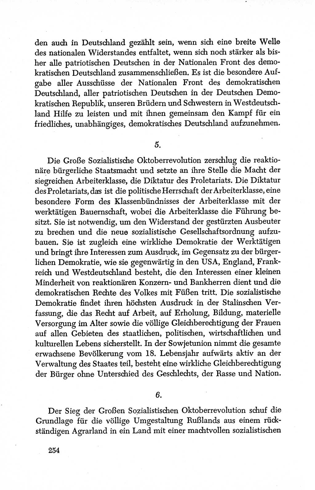 Dokumente der Sozialistischen Einheitspartei Deutschlands (SED) [Deutsche Demokratische Republik (DDR)] 1950-1952, Seite 254 (Dok. SED DDR 1950-1952, S. 254)