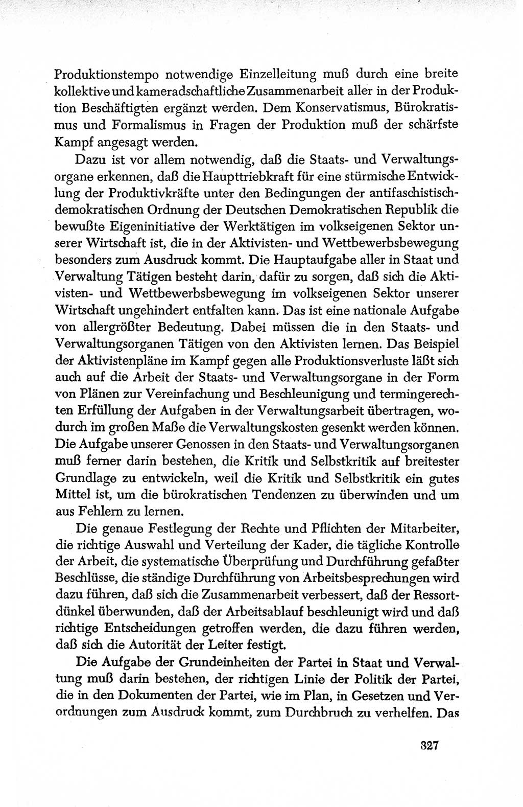 Dokumente der Sozialistischen Einheitspartei Deutschlands (SED) [Deutsche Demokratische Republik (DDR)] 1950-1952, Seite 327 (Dok. SED DDR 1950-1952, S. 327)