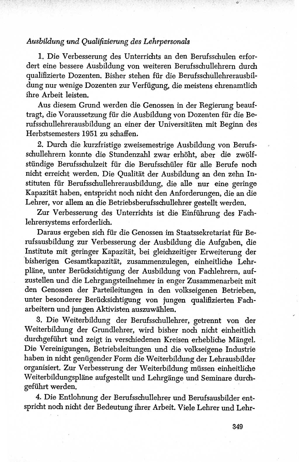 Dokumente der Sozialistischen Einheitspartei Deutschlands (SED) [Deutsche Demokratische Republik (DDR)] 1950-1952, Seite 349 (Dok. SED DDR 1950-1952, S. 349)