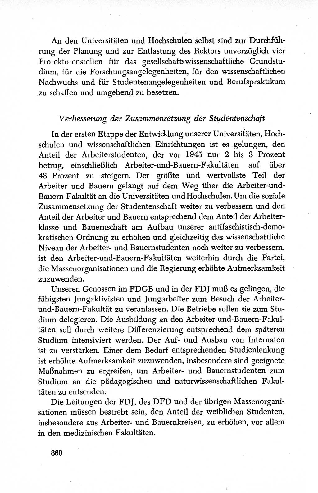 Dokumente der Sozialistischen Einheitspartei Deutschlands (SED) [Deutsche Demokratische Republik (DDR)] 1950-1952, Seite 360 (Dok. SED DDR 1950-1952, S. 360)