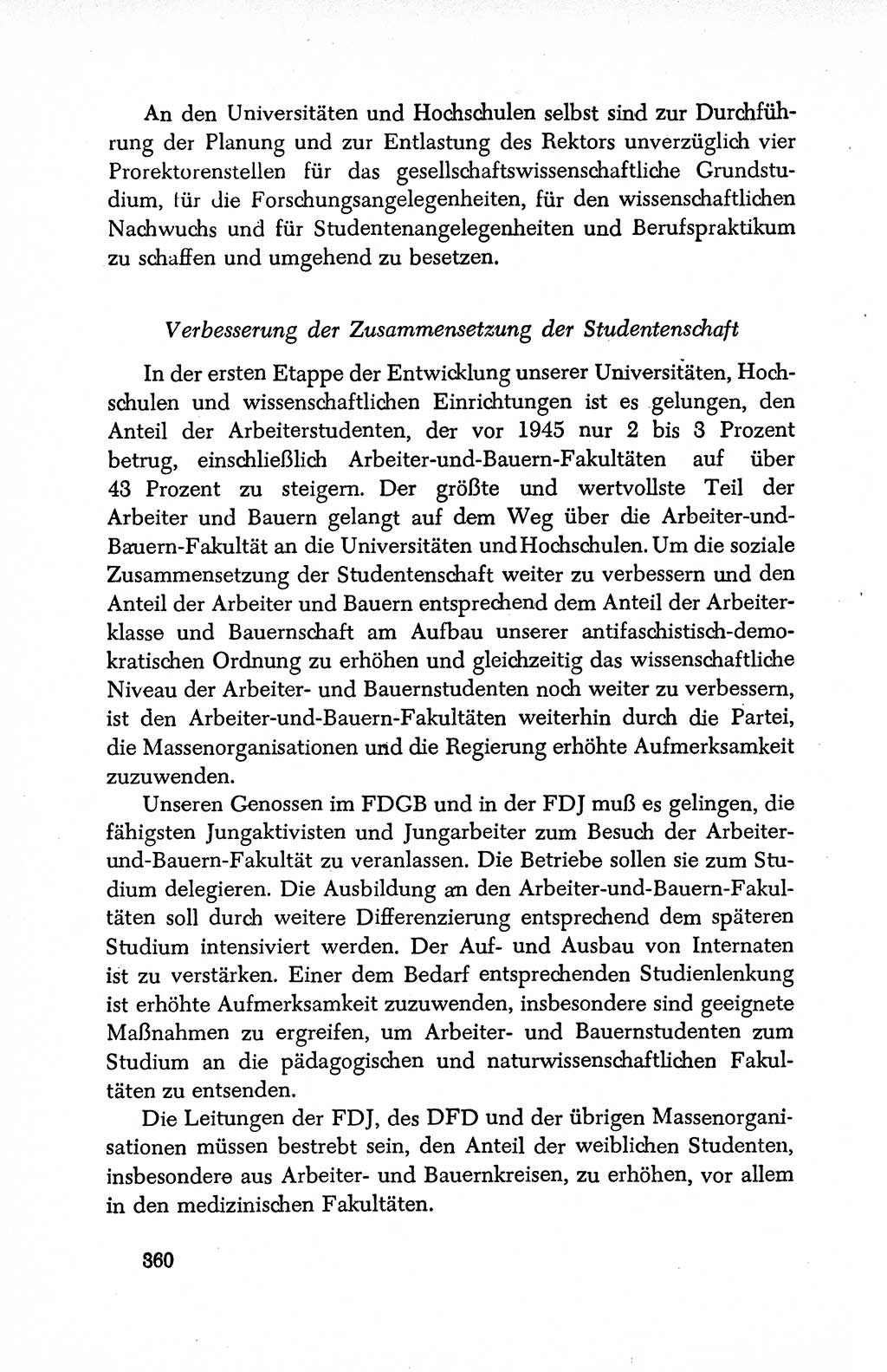 Dokumente der Sozialistischen Einheitspartei Deutschlands (SED) [Deutsche Demokratische Republik (DDR)] 1950-1952, Seite 360 (Dok. SED DDR 1950-1952, S. 360)