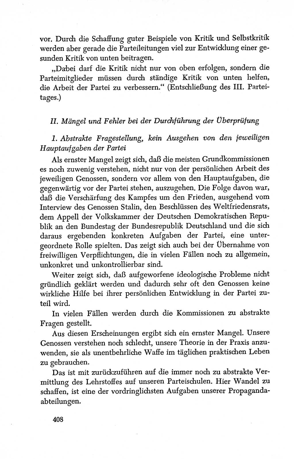 Dokumente der Sozialistischen Einheitspartei Deutschlands (SED) [Deutsche Demokratische Republik (DDR)] 1950-1952, Seite 408 (Dok. SED DDR 1950-1952, S. 408)