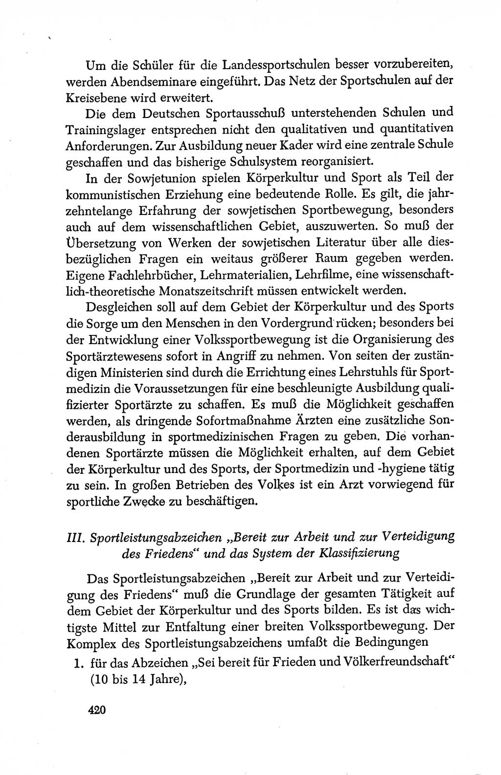 Dokumente der Sozialistischen Einheitspartei Deutschlands (SED) [Deutsche Demokratische Republik (DDR)] 1950-1952, Seite 420 (Dok. SED DDR 1950-1952, S. 420)