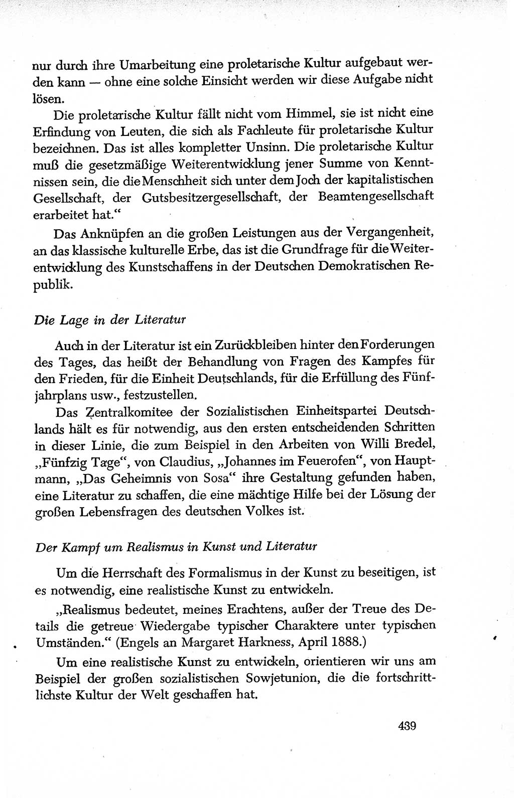 Dokumente der Sozialistischen Einheitspartei Deutschlands (SED) [Deutsche Demokratische Republik (DDR)] 1950-1952, Seite 439 (Dok. SED DDR 1950-1952, S. 439)