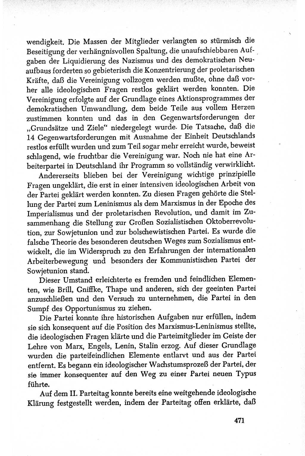 Dokumente der Sozialistischen Einheitspartei Deutschlands (SED) [Deutsche Demokratische Republik (DDR)] 1950-1952, Seite 471 (Dok. SED DDR 1950-1952, S. 471)