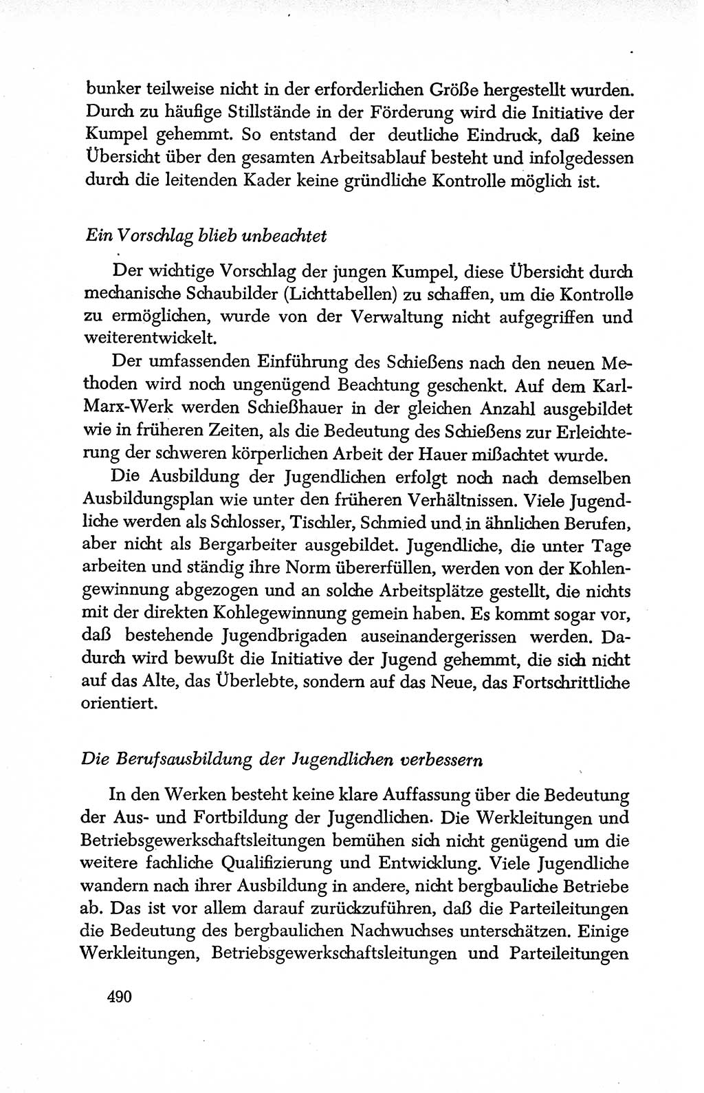 Dokumente der Sozialistischen Einheitspartei Deutschlands (SED) [Deutsche Demokratische Republik (DDR)] 1950-1952, Seite 490 (Dok. SED DDR 1950-1952, S. 490)