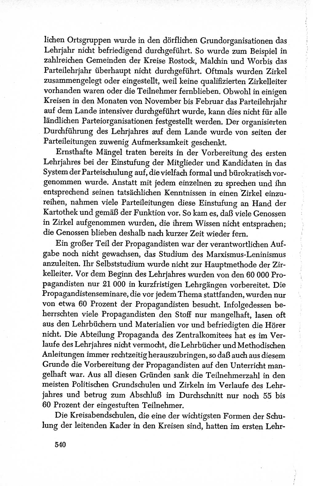 Dokumente der Sozialistischen Einheitspartei Deutschlands (SED) [Deutsche Demokratische Republik (DDR)] 1950-1952, Seite 540 (Dok. SED DDR 1950-1952, S. 540)