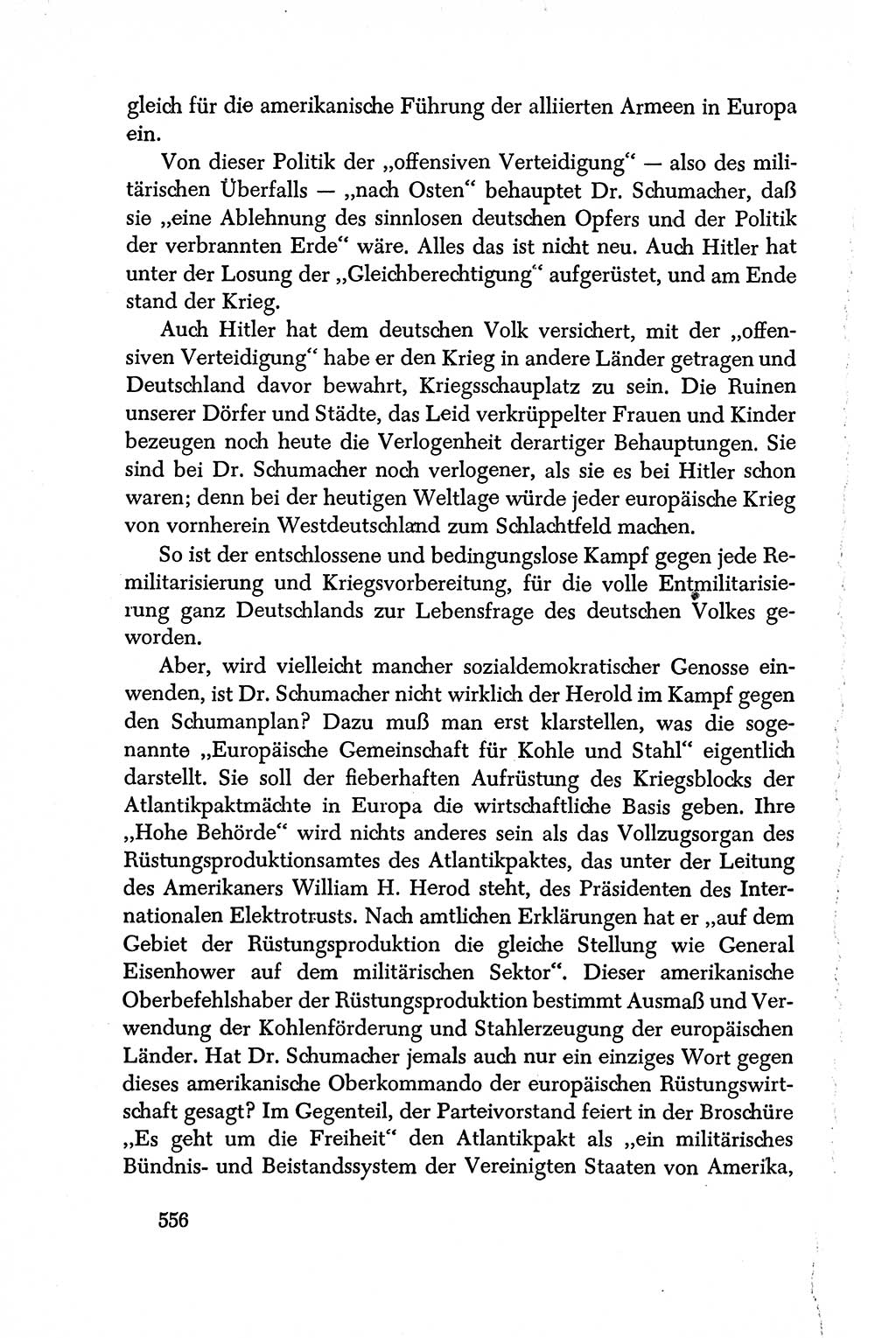 Dokumente der Sozialistischen Einheitspartei Deutschlands (SED) [Deutsche Demokratische Republik (DDR)] 1950-1952, Seite 556 (Dok. SED DDR 1950-1952, S. 556)