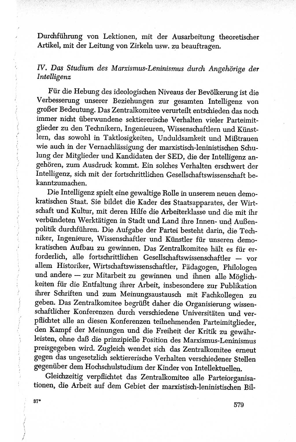 Dokumente der Sozialistischen Einheitspartei Deutschlands (SED) [Deutsche Demokratische Republik (DDR)] 1950-1952, Seite 579 (Dok. SED DDR 1950-1952, S. 579)