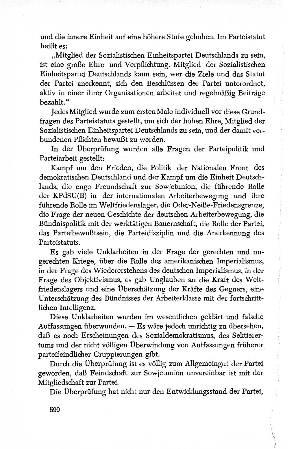 Dokumente der Sozialistischen Einheitspartei Deutschlands (SED) [Deutsche Demokratische Republik (DDR)] 1950-1952, Seite 590 (Dok. SED DDR 1950-1952, S. 590)