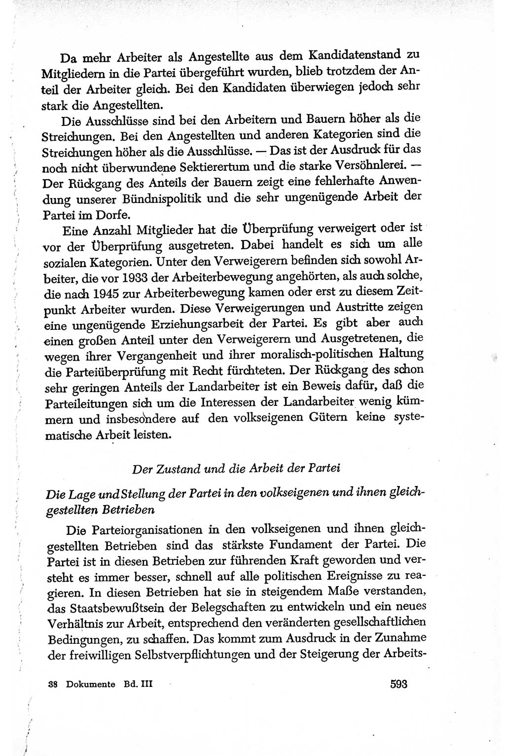 Dokumente der Sozialistischen Einheitspartei Deutschlands (SED) [Deutsche Demokratische Republik (DDR)] 1950-1952, Seite 593 (Dok. SED DDR 1950-1952, S. 593)