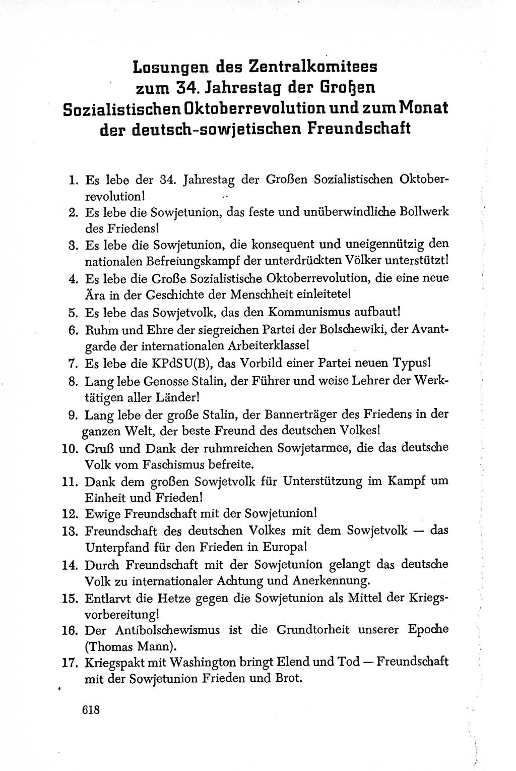 Dokumente der Sozialistischen Einheitspartei Deutschlands (SED) [Deutsche Demokratische Republik (DDR)] 1950-1952, Seite 618 (Dok. SED DDR 1950-1952, S. 618)