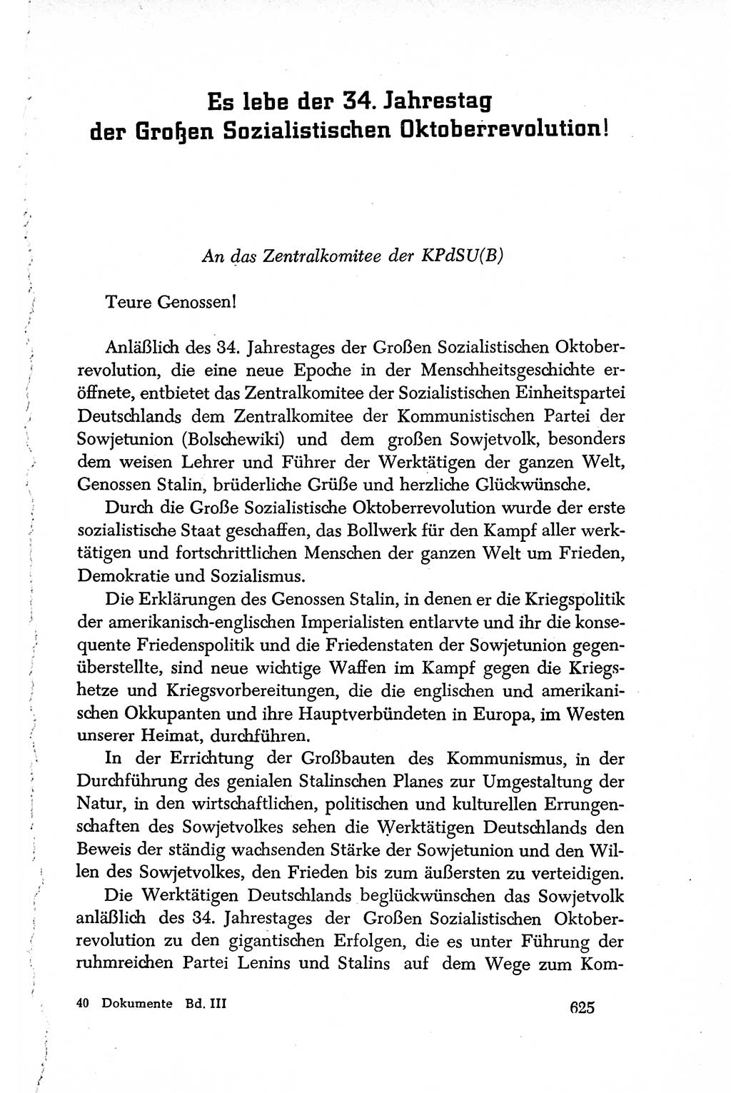 Dokumente der Sozialistischen Einheitspartei Deutschlands (SED) [Deutsche Demokratische Republik (DDR)] 1950-1952, Seite 625 (Dok. SED DDR 1950-1952, S. 625)