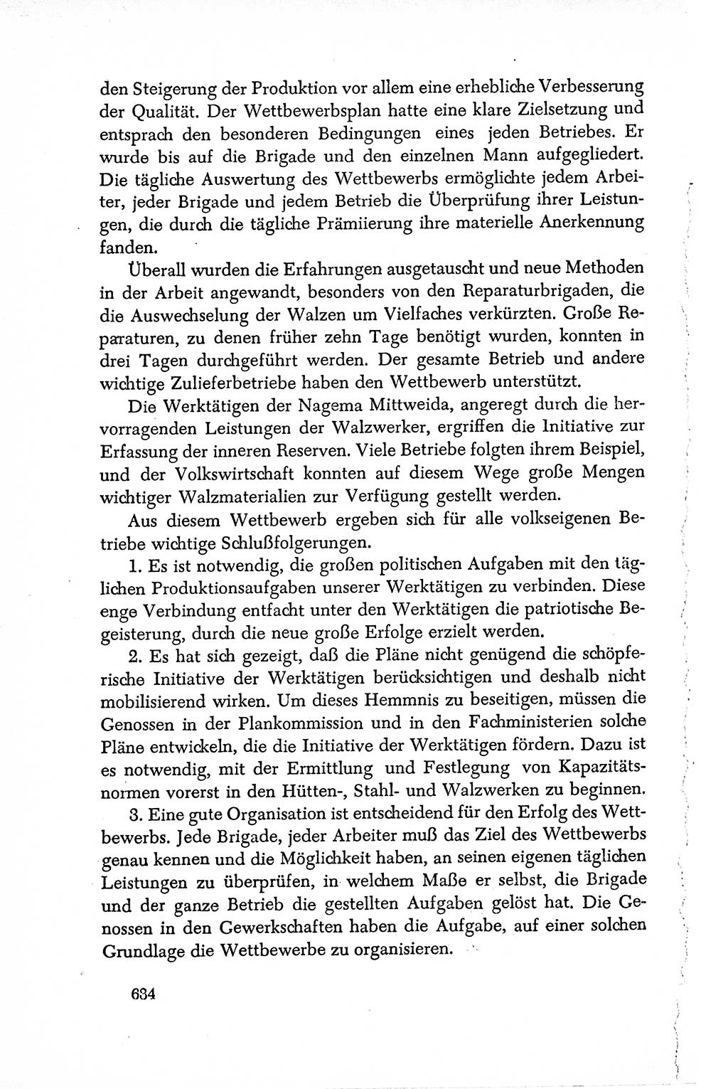 Dokumente der Sozialistischen Einheitspartei Deutschlands (SED) [Deutsche Demokratische Republik (DDR)] 1950-1952, Seite 634 (Dok. SED DDR 1950-1952, S. 634)