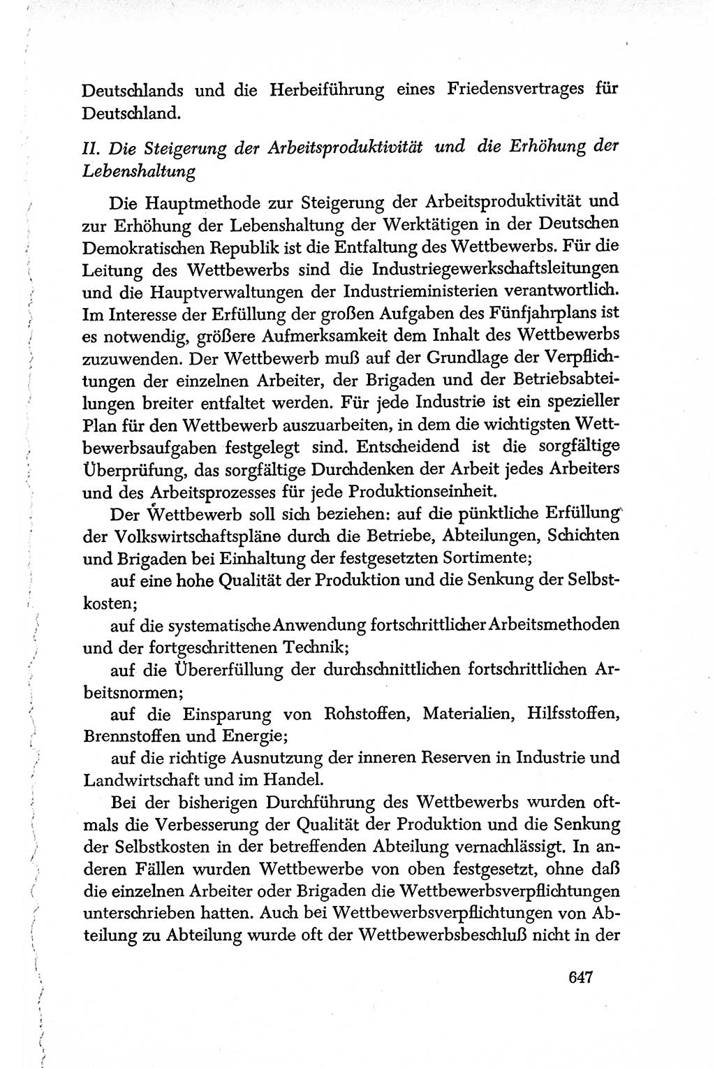 Dokumente der Sozialistischen Einheitspartei Deutschlands (SED) [Deutsche Demokratische Republik (DDR)] 1950-1952, Seite 647 (Dok. SED DDR 1950-1952, S. 647)