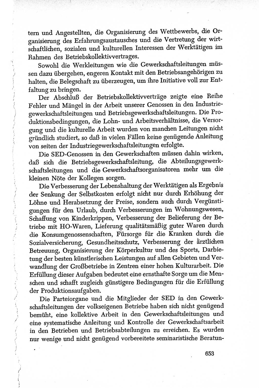 Dokumente der Sozialistischen Einheitspartei Deutschlands (SED) [Deutsche Demokratische Republik (DDR)] 1950-1952, Seite 653 (Dok. SED DDR 1950-1952, S. 653)