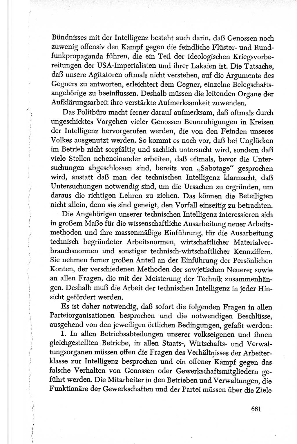 Dokumente der Sozialistischen Einheitspartei Deutschlands (SED) [Deutsche Demokratische Republik (DDR)] 1950-1952, Seite 661 (Dok. SED DDR 1950-1952, S. 661)