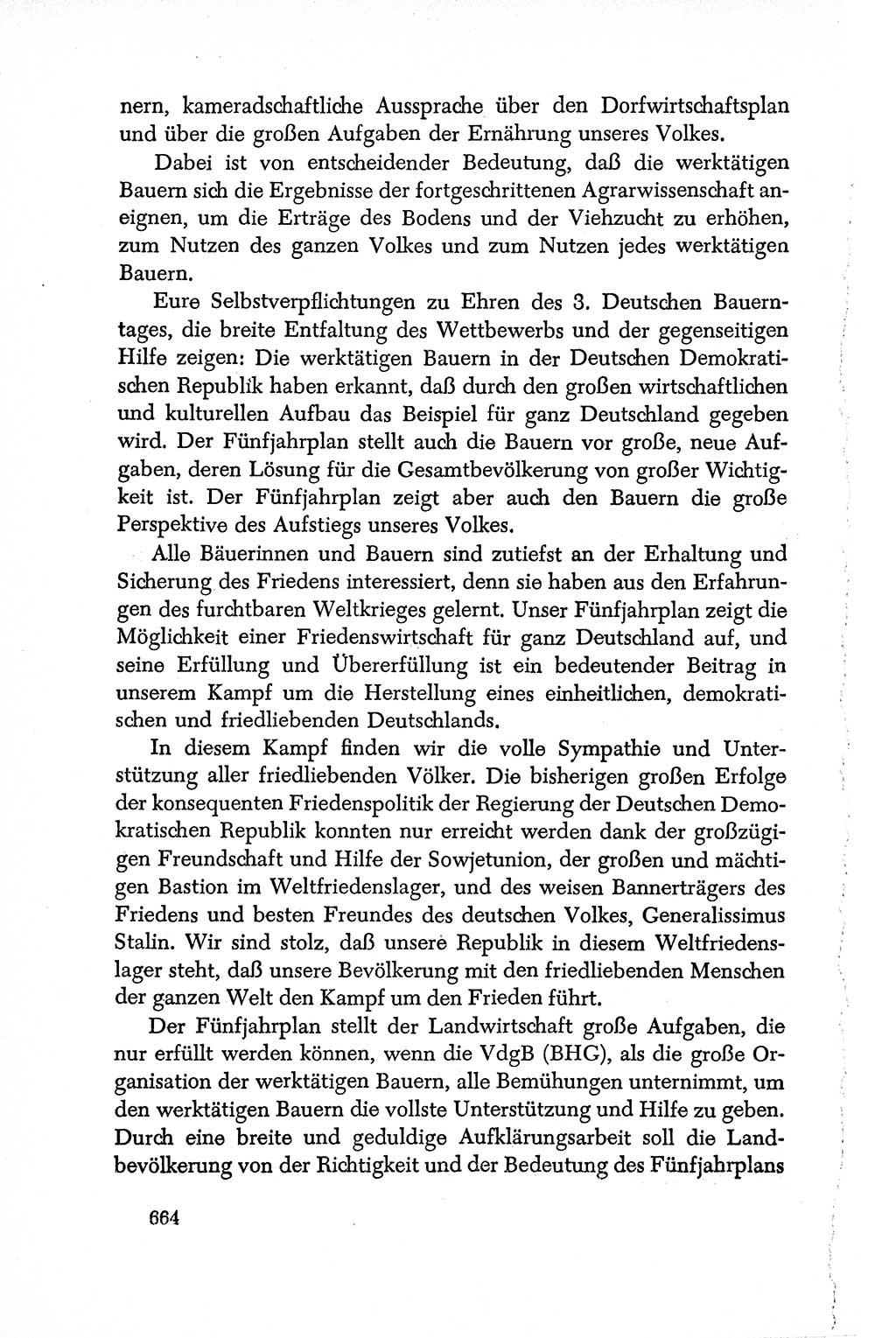 Dokumente der Sozialistischen Einheitspartei Deutschlands (SED) [Deutsche Demokratische Republik (DDR)] 1950-1952, Seite 664 (Dok. SED DDR 1950-1952, S. 664)