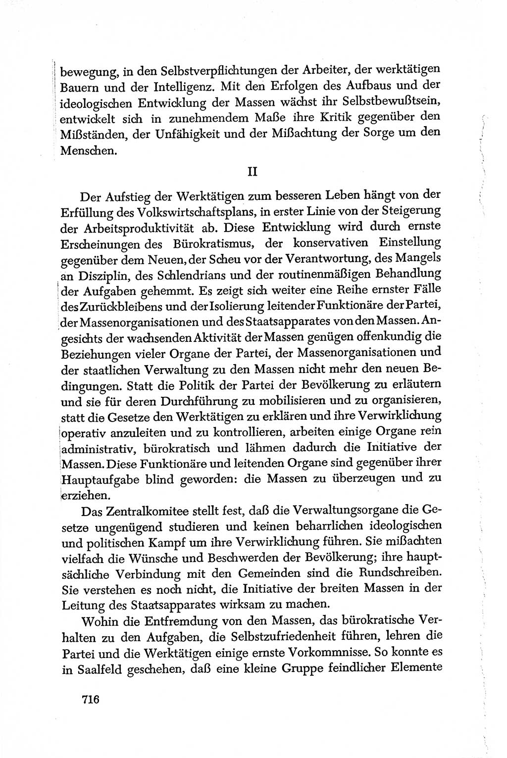 Dokumente der Sozialistischen Einheitspartei Deutschlands (SED) [Deutsche Demokratische Republik (DDR)] 1950-1952, Seite 716 (Dok. SED DDR 1950-1952, S. 716)