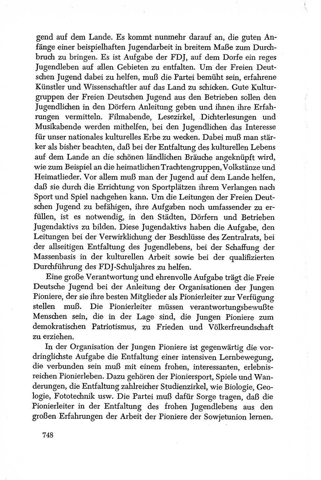 Dokumente der Sozialistischen Einheitspartei Deutschlands (SED) [Deutsche Demokratische Republik (DDR)] 1950-1952, Seite 748 (Dok. SED DDR 1950-1952, S. 748)