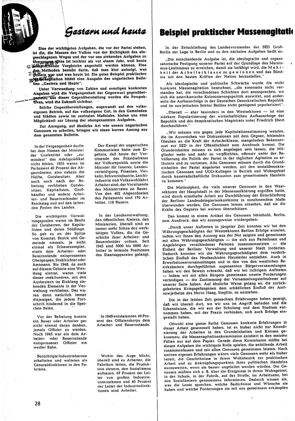 Neuer Weg (NW), Halbmonatsschrift für aktuelle Fragen der Arbeiterbewegung [Zentralkomitee (ZK) Sozialistische Einheitspartei Deutschlands (SED)], 5. Jahrgang [Deutsche Demokratische Republik (DDR)] 1950, Heft 1/28 (NW ZK SED DDR 1950, H. 1/28)