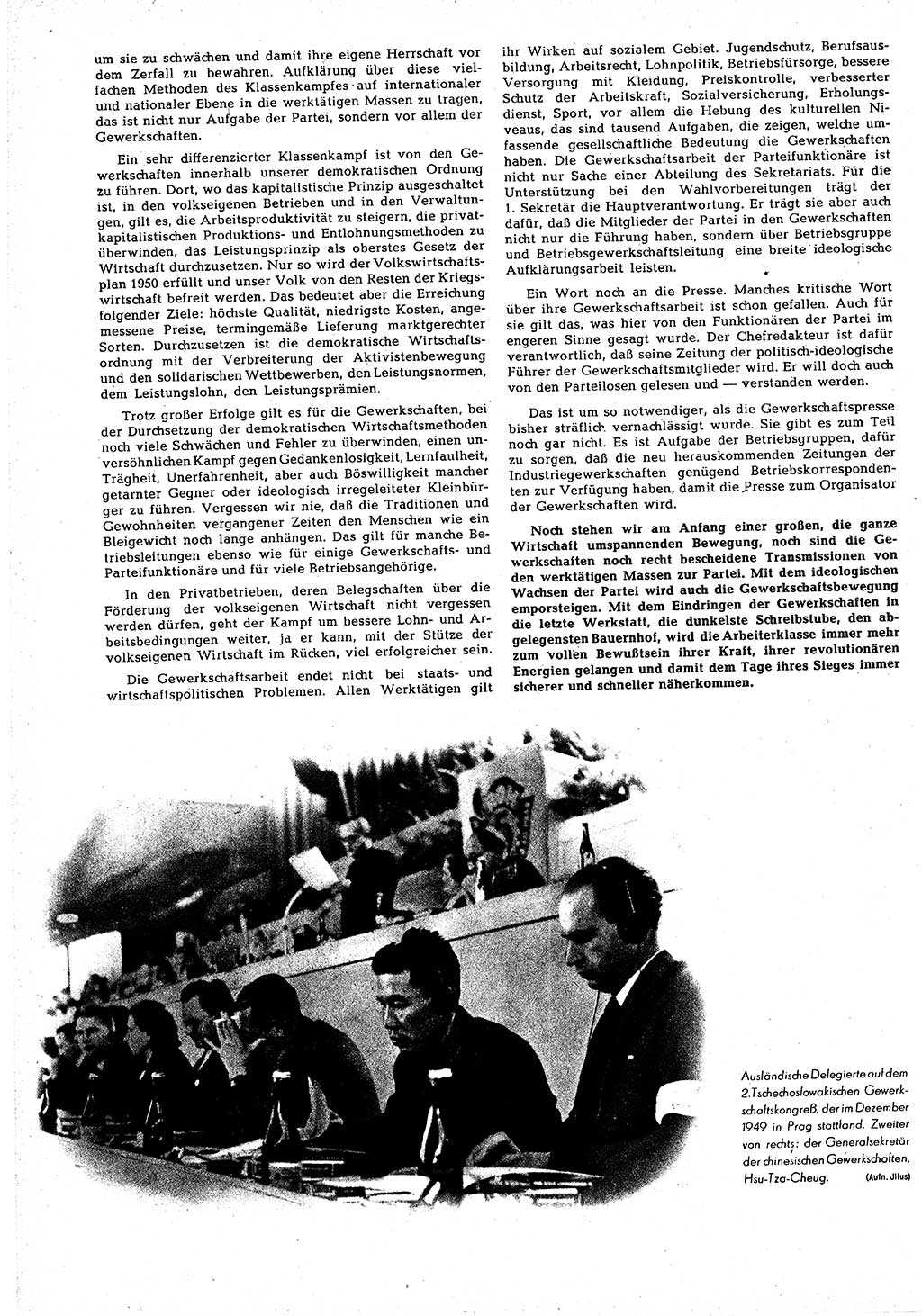 Neuer Weg (NW), Halbmonatsschrift für aktuelle Fragen der Arbeiterbewegung [Zentralkomitee (ZK) Sozialistische Einheitspartei Deutschlands (SED)], 5. Jahrgang [Deutsche Demokratische Republik (DDR)] 1950, Heft 2/2 (NW ZK SED DDR 1950, H. 2/2)