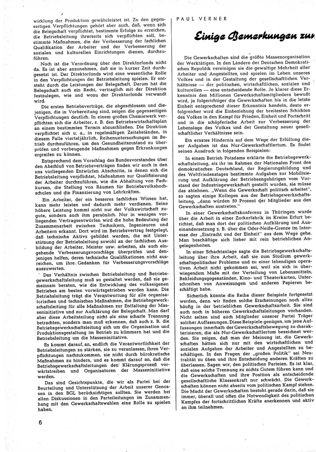 Neuer Weg (NW), Halbmonatsschrift für aktuelle Fragen der Arbeiterbewegung [Zentralkomitee (ZK) Sozialistische Einheitspartei Deutschlands (SED)], 5. Jahrgang [Deutsche Demokratische Republik (DDR)] 1950, Heft 2/6 (NW ZK SED DDR 1950, H. 2/6)
