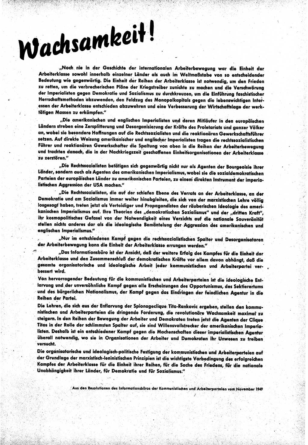 Neuer Weg (NW), Halbmonatsschrift für aktuelle Fragen der Arbeiterbewegung [Zentralkomitee (ZK) Sozialistische Einheitspartei Deutschlands (SED)], 5. Jahrgang [Deutsche Demokratische Republik (DDR)] 1950, Heft 2/21 (NW ZK SED DDR 1950, H. 2/21)