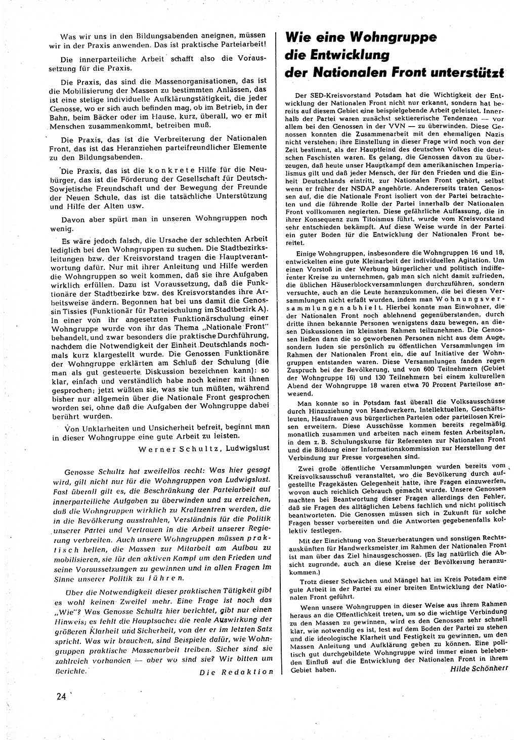 Neuer Weg (NW), Halbmonatsschrift für aktuelle Fragen der Arbeiterbewegung [Zentralkomitee (ZK) Sozialistische Einheitspartei Deutschlands (SED)], 5. Jahrgang [Deutsche Demokratische Republik (DDR)] 1950, Heft 2/24 (NW ZK SED DDR 1950, H. 2/24)