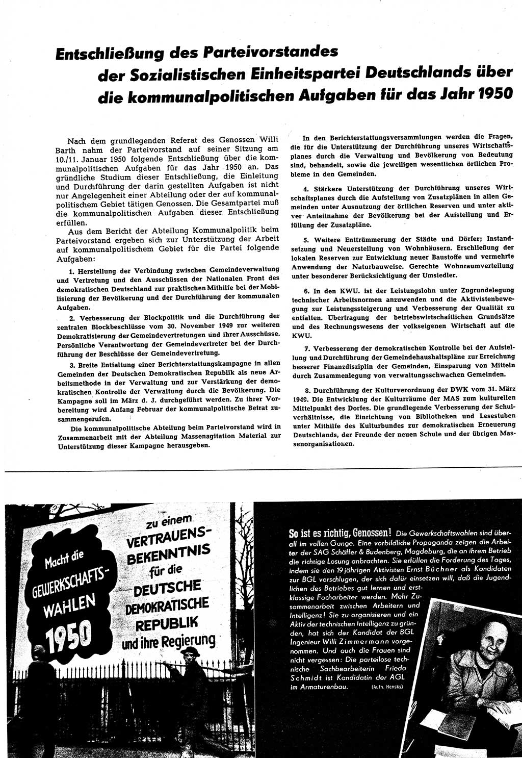Neuer Weg (NW), Halbmonatsschrift für aktuelle Fragen der Arbeiterbewegung [Zentralkomitee (ZK) Sozialistische Einheitspartei Deutschlands (SED)], 5. Jahrgang [Deutsche Demokratische Republik (DDR)] 1950, Heft 3/4 (NW ZK SED DDR 1950, H. 3/4)