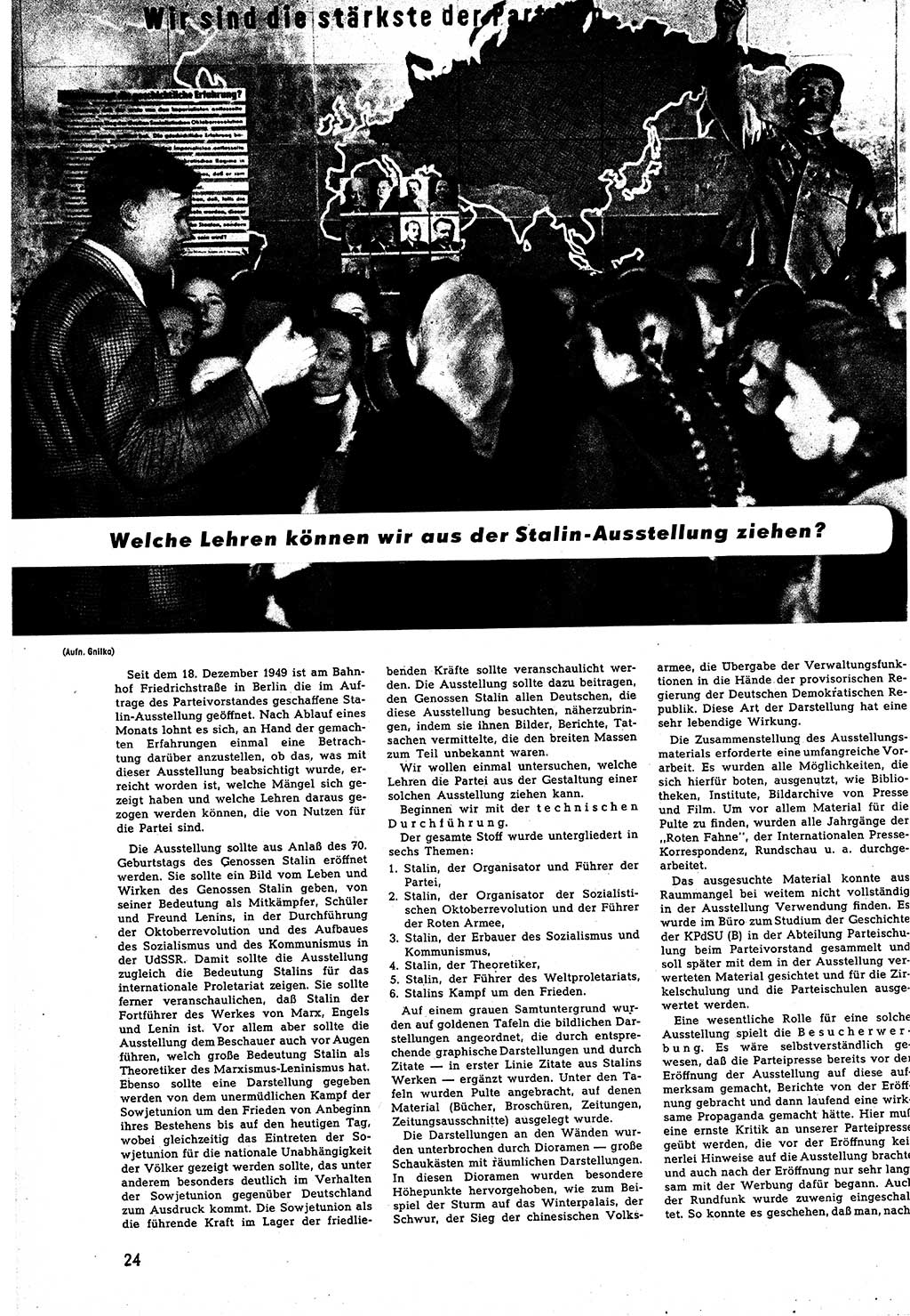 Neuer Weg (NW), Halbmonatsschrift für aktuelle Fragen der Arbeiterbewegung [Zentralkomitee (ZK) Sozialistische Einheitspartei Deutschlands (SED)], 5. Jahrgang [Deutsche Demokratische Republik (DDR)] 1950, Heft 3/24 (NW ZK SED DDR 1950, H. 3/24)