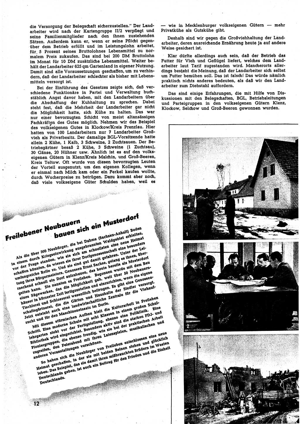 Neuer Weg (NW), Halbmonatsschrift für aktuelle Fragen der Arbeiterbewegung [Zentralkomitee (ZK) Sozialistische Einheitspartei Deutschlands (SED)], 5. Jahrgang [Deutsche Demokratische Republik (DDR)] 1950, Heft 4/12 (NW ZK SED DDR 1950, H. 4/12)