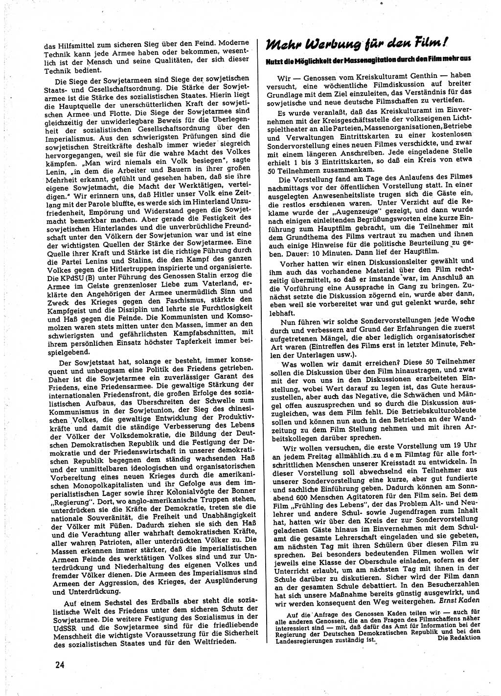 Neuer Weg (NW), Halbmonatsschrift für aktuelle Fragen der Arbeiterbewegung [Zentralkomitee (ZK) Sozialistische Einheitspartei Deutschlands (SED)], 5. Jahrgang [Deutsche Demokratische Republik (DDR)] 1950, Heft 4/24 (NW ZK SED DDR 1950, H. 4/24)