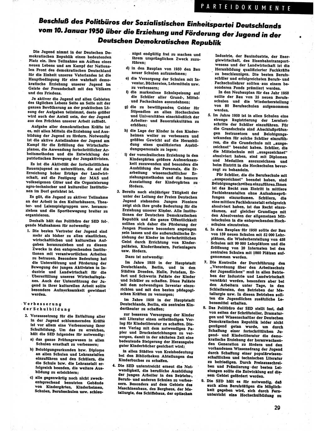 Neuer Weg (NW), Halbmonatsschrift für aktuelle Fragen der Arbeiterbewegung [Zentralkomitee (ZK) Sozialistische Einheitspartei Deutschlands (SED)], 5. Jahrgang [Deutsche Demokratische Republik (DDR)] 1950, Heft 4/29 (NW ZK SED DDR 1950, H. 4/29)