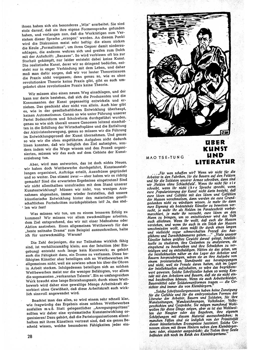 Neuer Weg (NW), Halbmonatsschrift für aktuelle Fragen der Arbeiterbewegung [Zentralkomitee (ZK) Sozialistische Einheitspartei Deutschlands (SED)], 5. Jahrgang [Deutsche Demokratische Republik (DDR)] 1950, Heft 6/28 (NW ZK SED DDR 1950, H. 6/28)